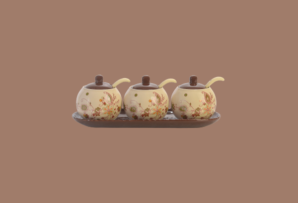 Ceramic Canisters Jars Set