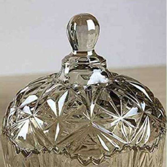 Buy Glass Candy Bowl with Lid For Coffee TableMystylelabel