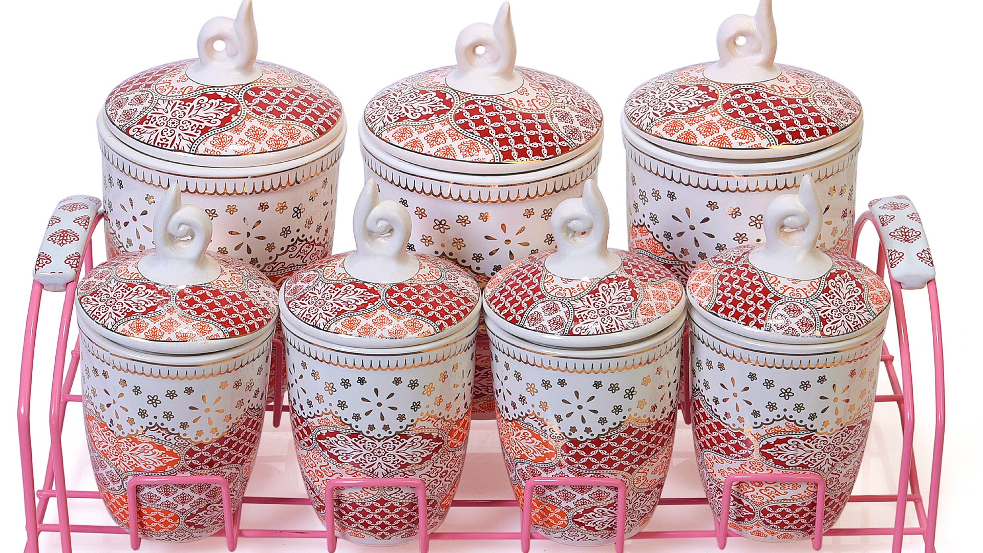 Delight Bestro Kitchen Storage Canisters Set of 7 My Style Label