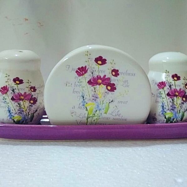 Lavender Salt and Pepper Shaker Set